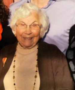 photo of nan on her 99th birthday